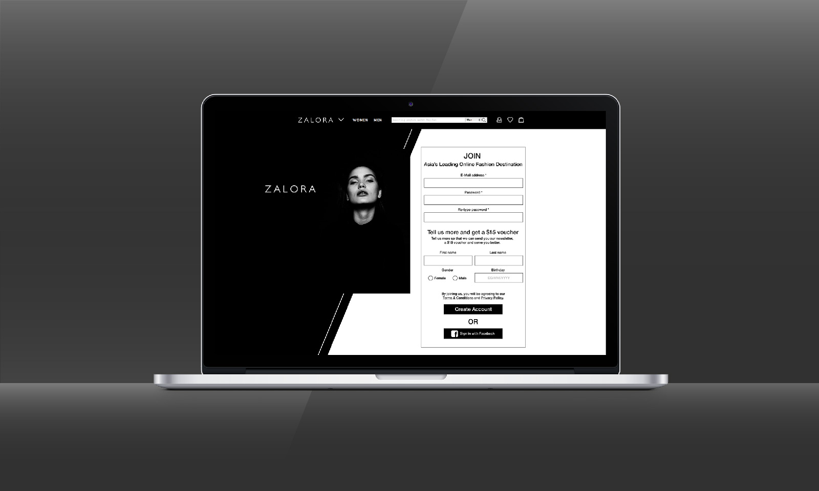 Homebase Studio Experience Interaction Design ZALORA Redesign 01