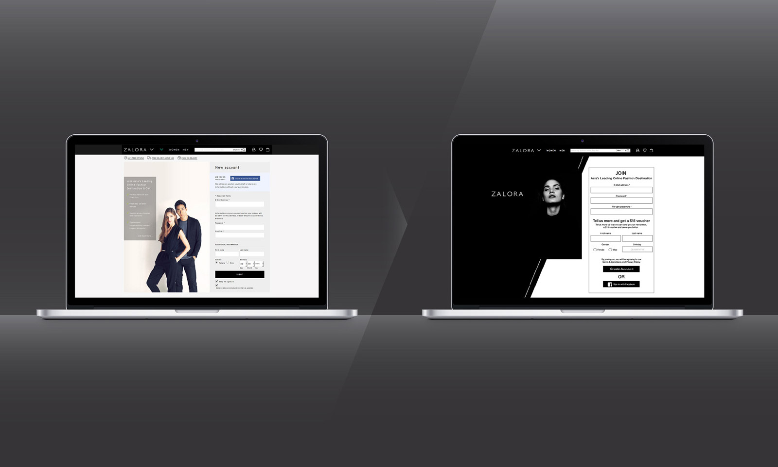 Homebase Studio Experience Interaction Design ZALORA Redesign 02